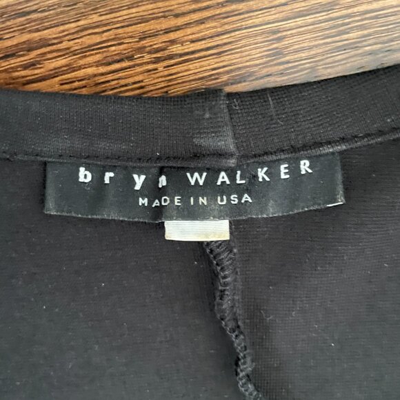 Bryn Walker Black Open Front Cardigan Jacket Duster with pockets-XL/L - Picture 2 of 9